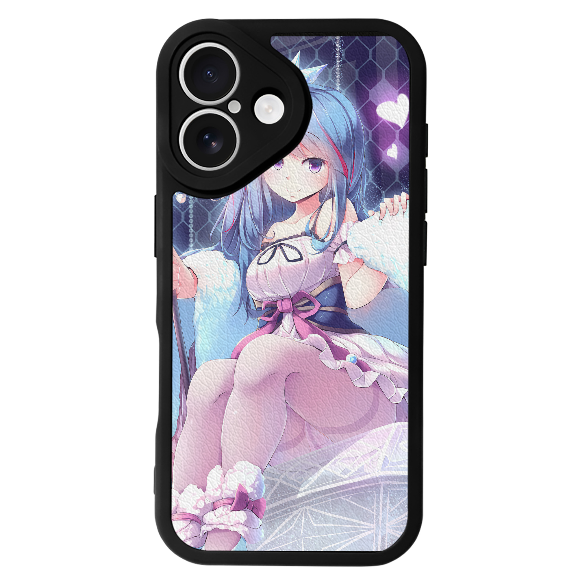 （画像用） 遊☆戯☆王 Yu-Gi-Oh! 【iPhone 16シリーズ対応】シリコンスマホケース（レザー調） 材質：シリコン